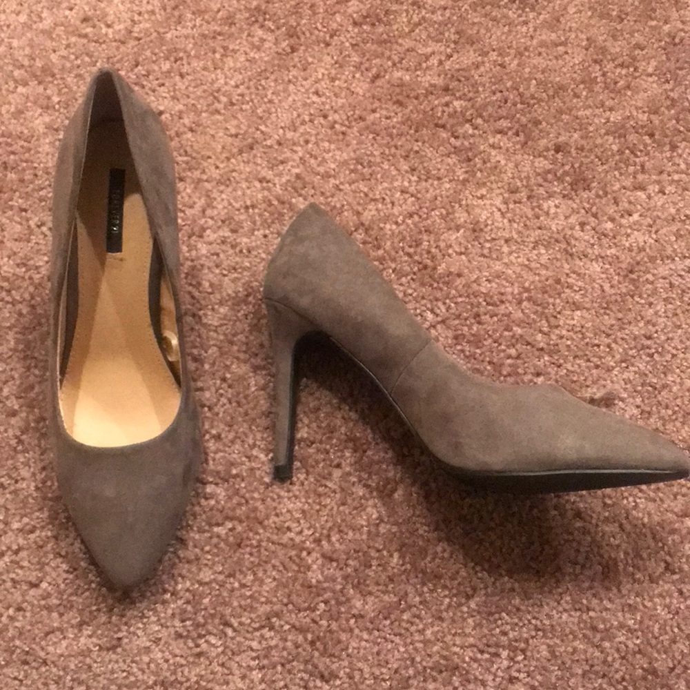 Forever21 Grey Heels